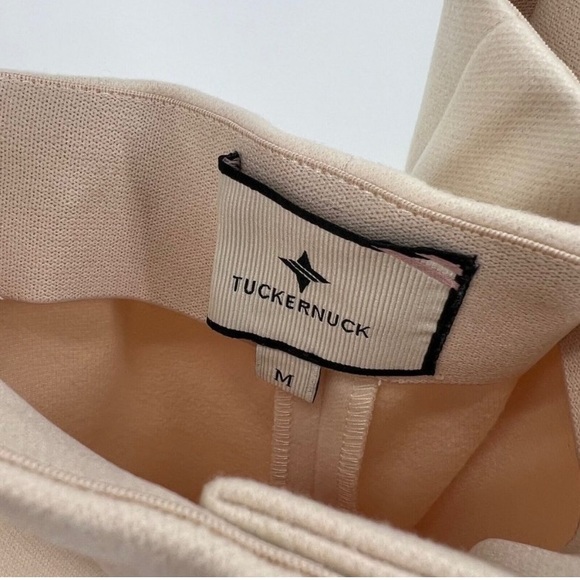 Tuckernuck Women's Ivory Stretch Flannel Ashford Pants Ankle Length sz M -224612 - Picture 7 of 7